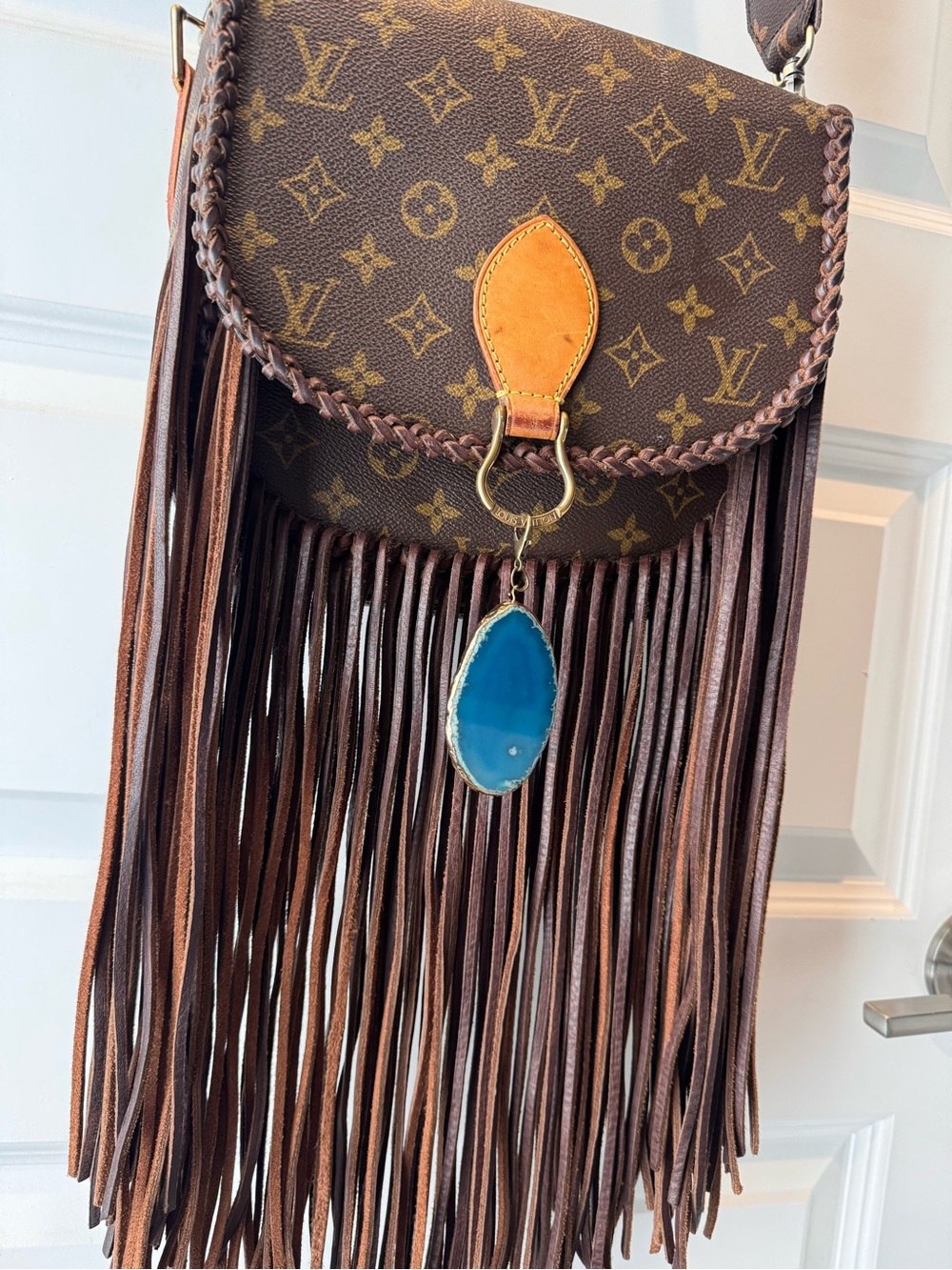 Louis Vuitton St. Cloud revamped by Vintage Boho Bags
